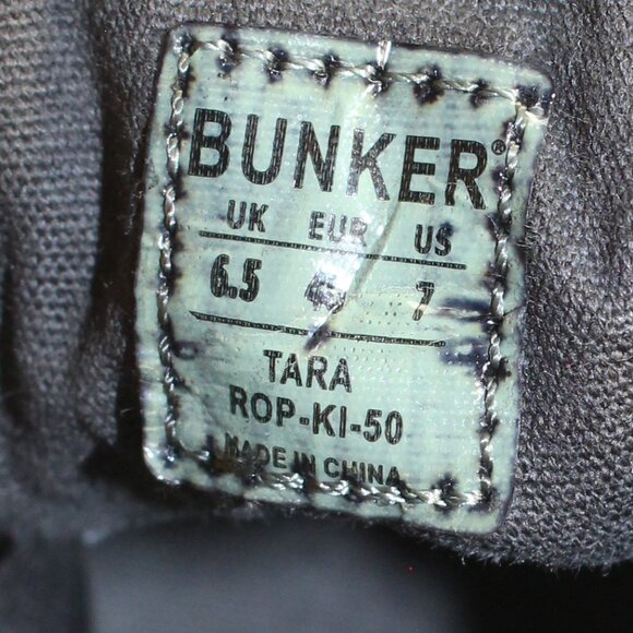 Bunker Leather Military Combat Style Boots Womens  (US 7/EU 40) - Picture 12 of 12